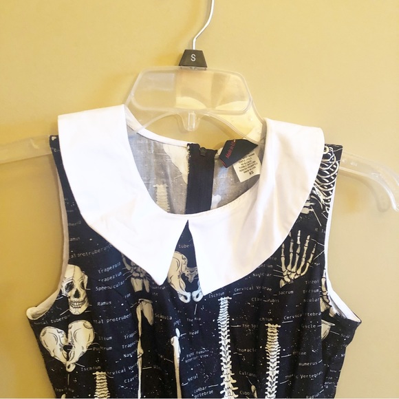 NWT Folter Glow in the Dark Skeleton Dress - Picture 3 of 12